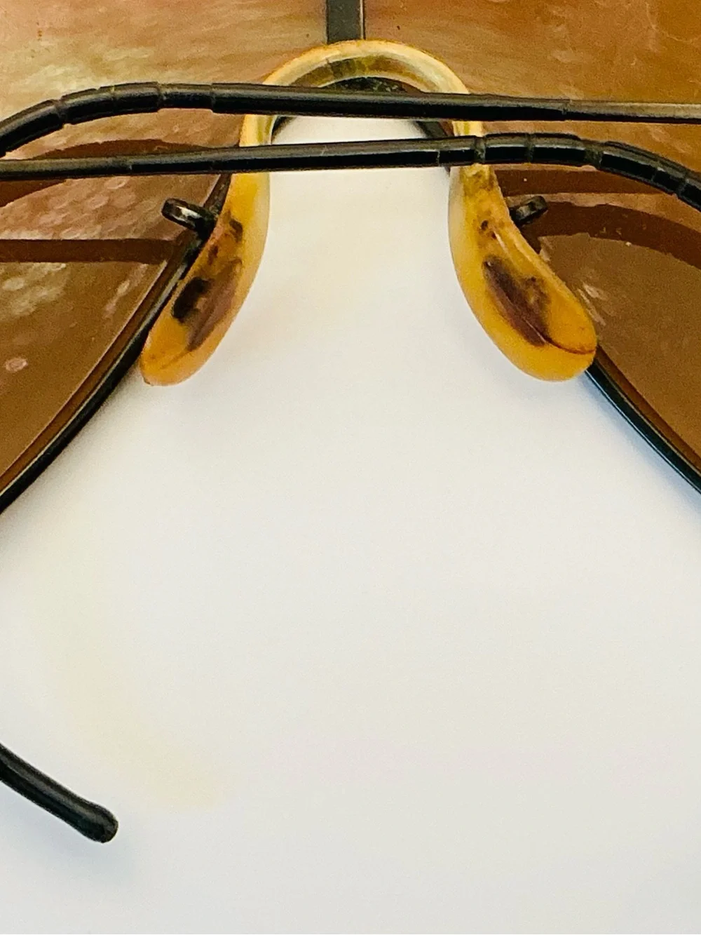 Genuine Vintage Ray Ban Bausch & Lomb Wings Sunglasses Amber Single Lens